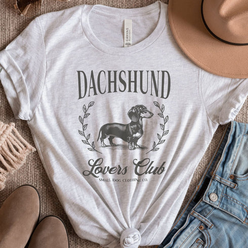 Dachshund Tee for Women - Dachshund Lovers Club Shirt for Women